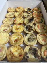 Load image into Gallery viewer, Assorted Mini Quiches "24 Pcs"