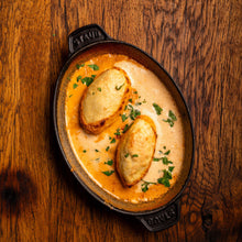 Load image into Gallery viewer, Pink quenelle sauce Nantua 'Quenelle de Brochet' 2 Pcs