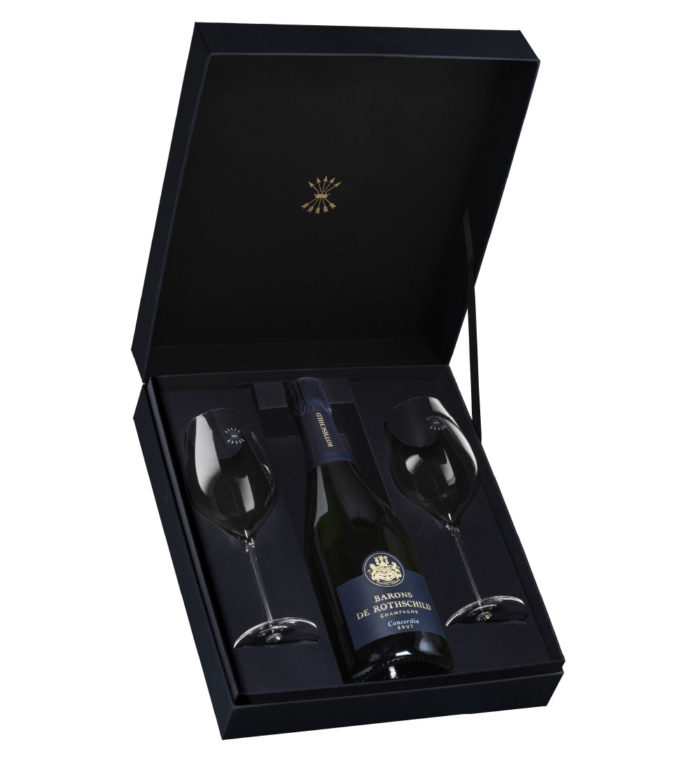 Barons De Rothschild Brut Gift box with Glasses – F Taste of France