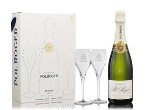 Champagne Paul Roger Brut Reserve Gift Box with Champagne Glass