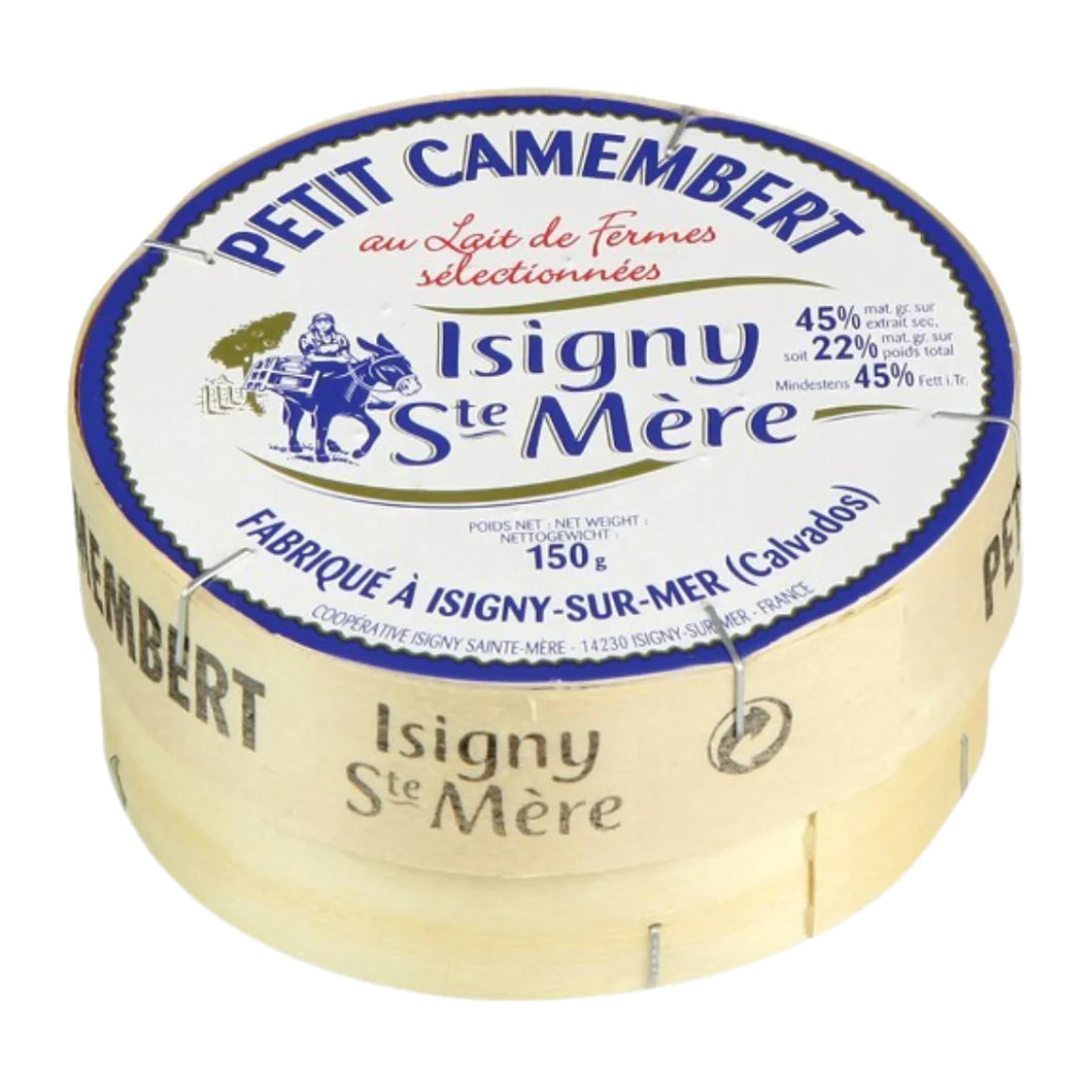 Petit Camembert AOP Isigny Sainte-Mère(wood box 150g)