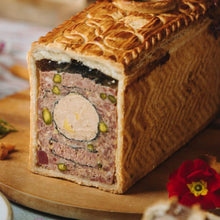 Load image into Gallery viewer, Pâté en croûte with Foie Gras and pistachios
