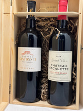 Load image into Gallery viewer, Chic Wine Pairing Wood Gift
