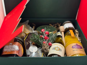 Festive Red Holyday Gift Box