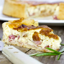 Load image into Gallery viewer, Quiche Lorraine Bacon &amp; Emmental Cheese for 4 to 6 Pers
