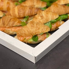 Load image into Gallery viewer, Mini Croissant with smoked Salmon 9 Pcs

