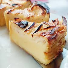 French Custard Pie - With Apples (Flan Parisien) for 6 to 8 Pers