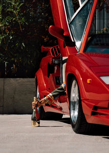 Lamborghini sparkling wine gold with gift box