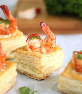 Mini Vol au Vent with shrimps 12 Pcs