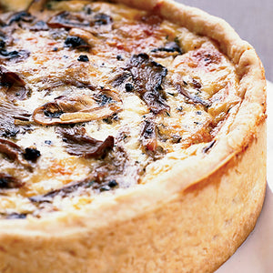 Quiche Mushroom & Parmesan for  4 to 6 Pers