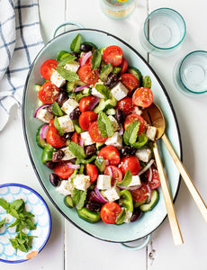 Salade Greek with Feta Cheese for 4 Pers